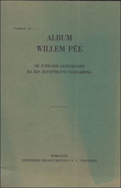 ALBUM WILLEM PEE.