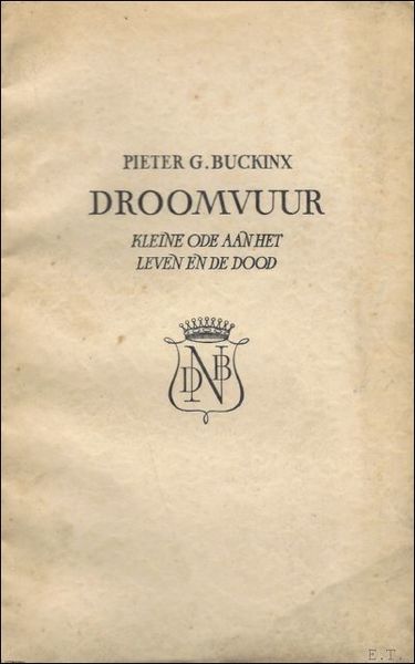 Droomvuur, kleine ode aan het leven en de dood GESIGNEERD.