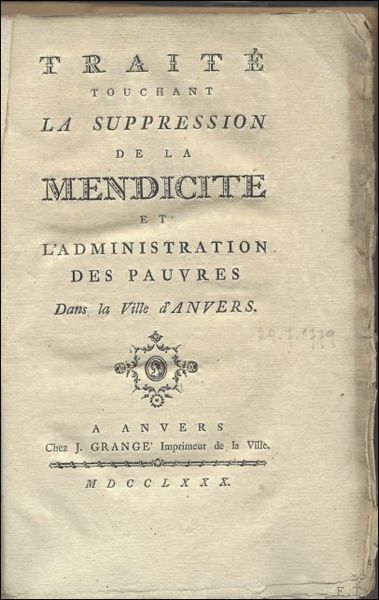 Traite touchant la suppression de la mendicite et l'administration des …