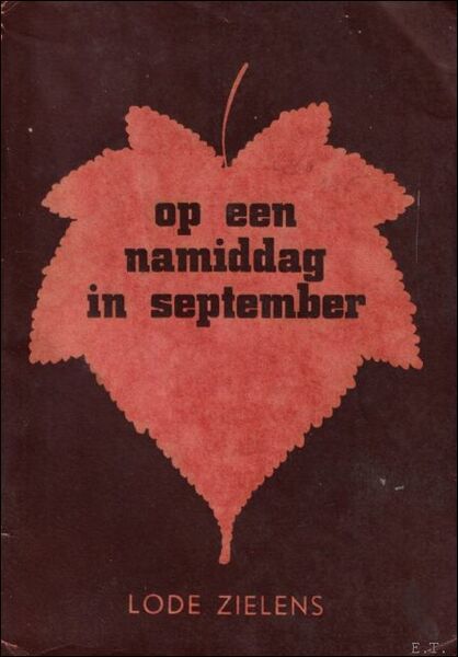 Op een namiddag in september *** Met handgeschreven opdracht en …
