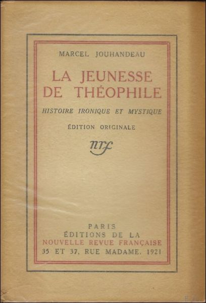Jeunesse De Theophile. Histoire Ironique et Mystique.