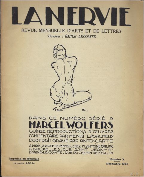 LA NERVIE - Revue mensuelle d'arts et de lettres. Num …