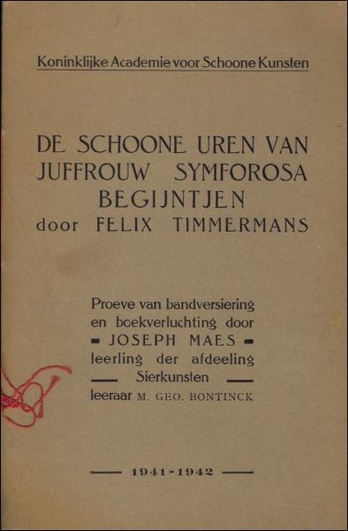 schoone uren van juffrouw Symforosa begijntjen, Proeve van bandversiering en …