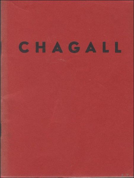 Chagall, catalogue expostion 1957 Palais des beaux arts- Bruxelles.