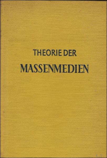THEORIE DER MASSENMEDIEN