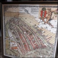 groote kaart van Amsterdam in 1544 van Kornelis Antoniszoon in …
