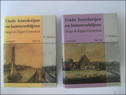 Oude boerderijen en buitenverblijven langs de Zijper Grotesloot, Westzijde deel …