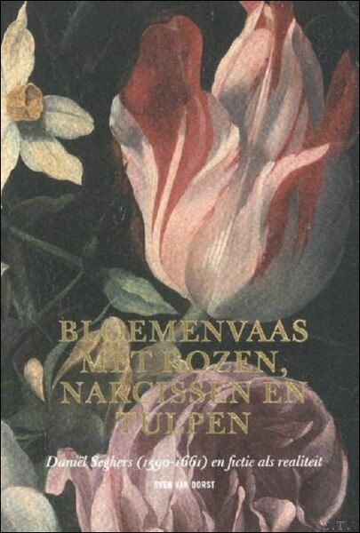 Bloemenvaas met rozen, narcissen en tulpen Tussen fictie en realiteit