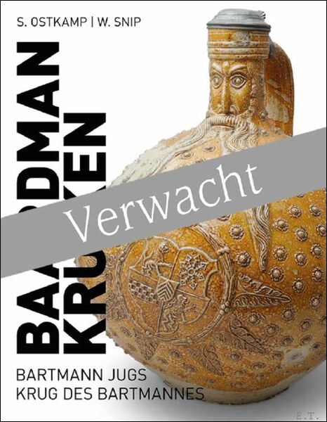 Baardmankruiken. stoneware Steinzeug 1200-1950- (Bartmann Bellarmine jug, decorated stoneware bearded …