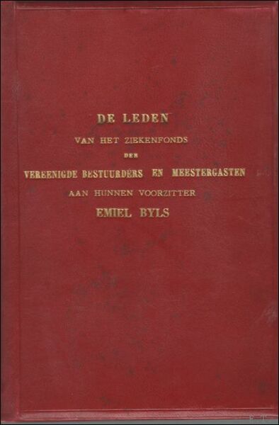 ZIEKENFONDS GENT; de leden van het ziekenfonds der vereenigde bestuurders …