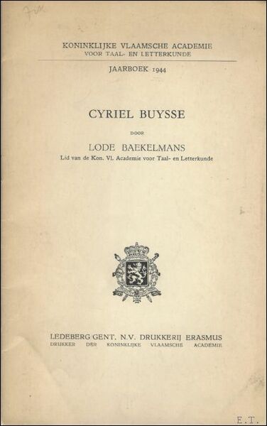 Cyriel Buysse