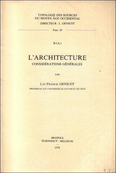 architecture : Consid rations g n rales