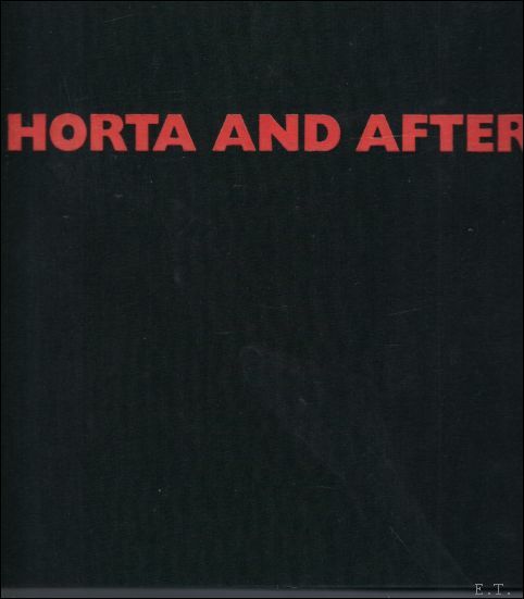 Horta and after: 25 masters of modern architecture in Belgium