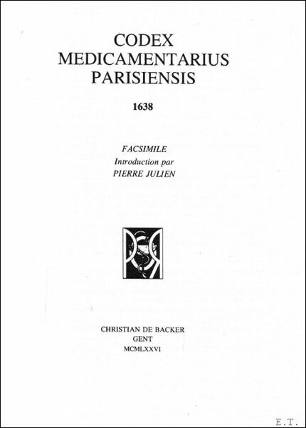 Codex medicamentarius parisiensis, 1638 Facsimile