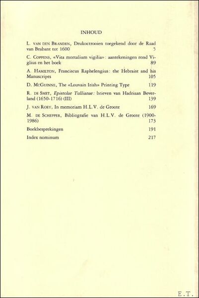 DE GULDEN PASSER, 68e jaargang, 1990 , bulletin van de …