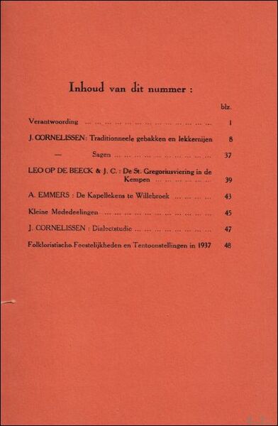 TIJDSCHRIFT VOOR GESCHIEDENIS EN FOLKLORE. 1e jaargang