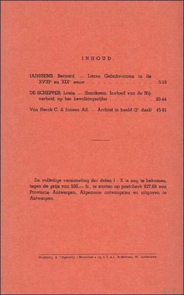 TIJDSCHRIFT VOOR GESCHIEDENIS EN FOLKLORE. 11e jaargang - blz 91