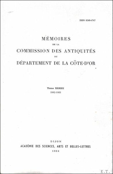 MEMOIRES DE LA COMMISSION DES ANTIQUITES DU DEPARTEMENT DE LA …