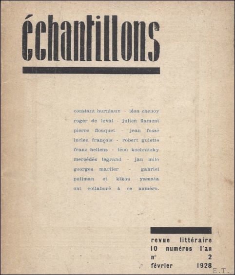 ECHANTILLONS.