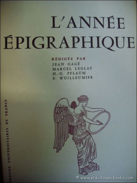 ANNEE EPIGRAPHIQUE.
