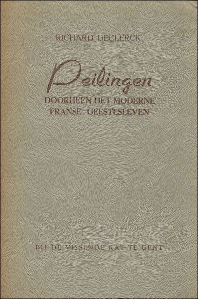 PEILINGEN DOORHEEN HET MODERNE FRANSE GEESTESLEVEN (genummerd).