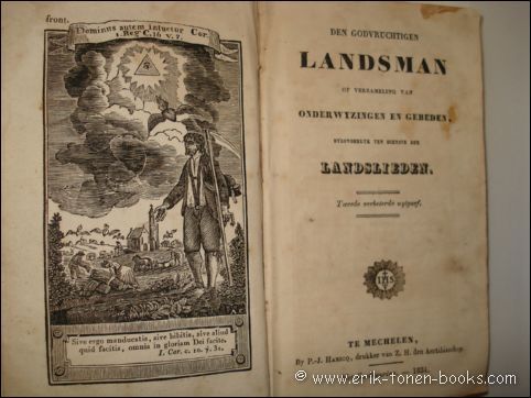 DEN GODVRUCHTIGEN LANDSMAN OF VERZAMELING VAN ONDERWYZINGEN EN GEBEDEN, BYZONDERLYK …