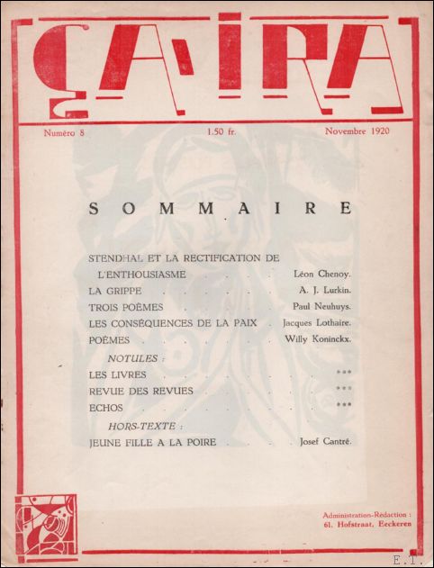 A IRA. Revue mensuelle d'art et de critique. N 8, …