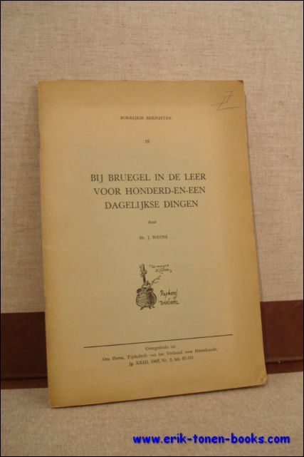 Bij Bruegel in de leer voor honderd-en-een dagelijkse dingen