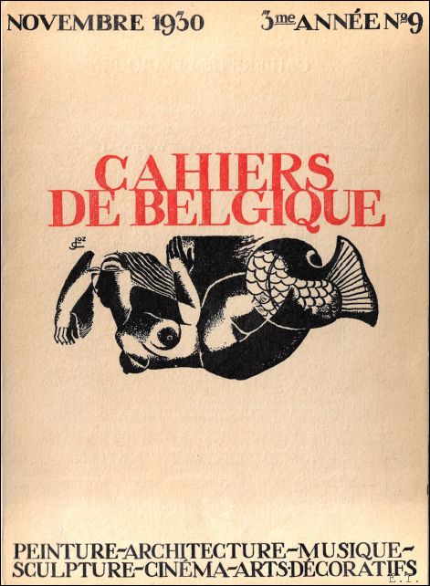 Cahiers de Belgique Novembre 1930 3me Ann e N 9,
