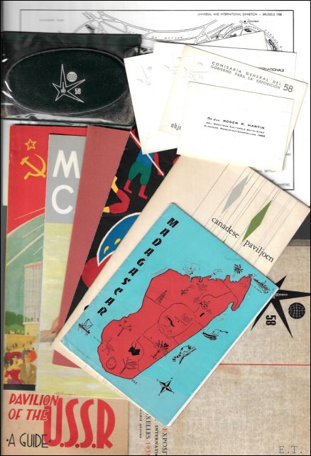 Collectie Expo 58, brochures, visitekaartjes, e.a.