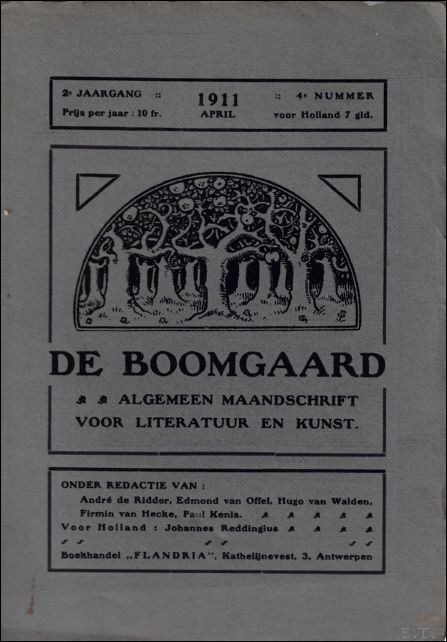 DE BOOMGAARD.1911, nummer 4 april jaargang 2