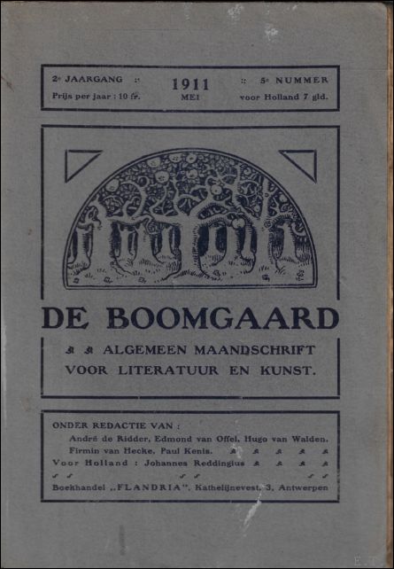 DE BOOMGAARD.1911, nummer 5 mei. jaargang 2