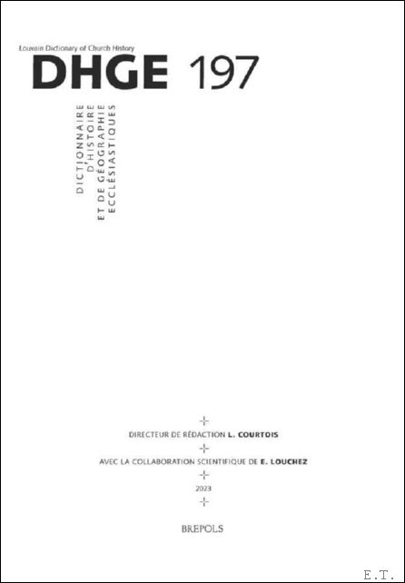 Dictionnaire d'Histoire et de G ographie Eccl siastiques - Fascicule …