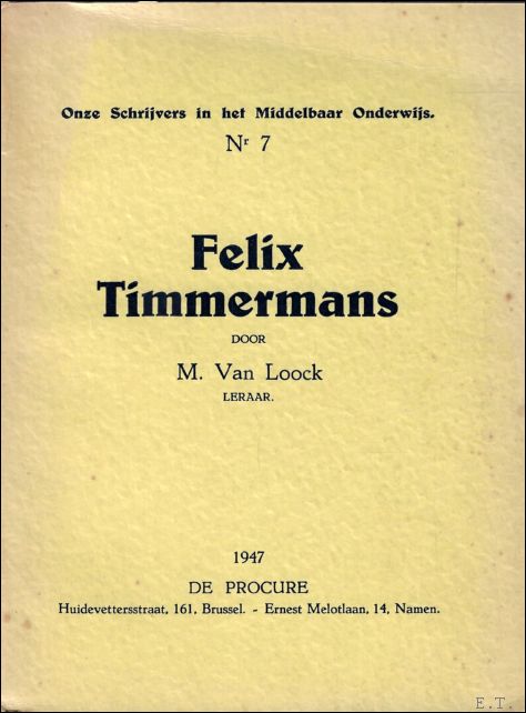Felix Timmermans bloemlezing