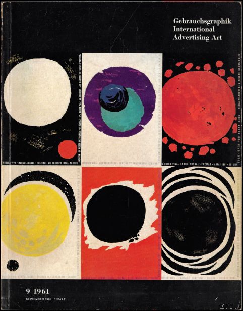 Gebrauchsgraphik 9, 1961, International advertising art