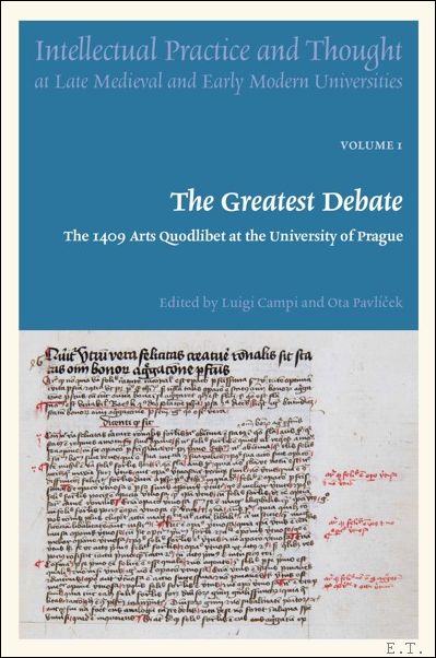 Greatest Debate The 1409 Arts Quodlibet at the University of …
