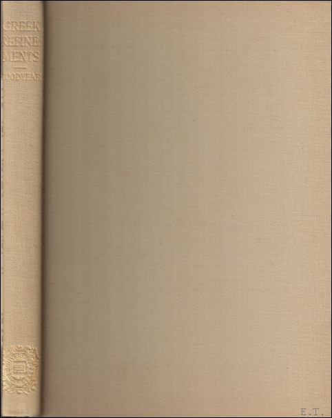 Greek Refinements: Studies in Temperamental Architecture