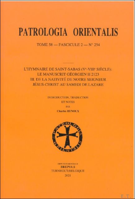 hymnaire de Saint-Sabas (Ve-VIIIe si cle): le manuscrit g orgien …