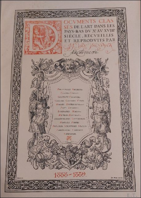 J. J. Van Ysendyck, 1880-89 Documents Classes de l'Art dans …