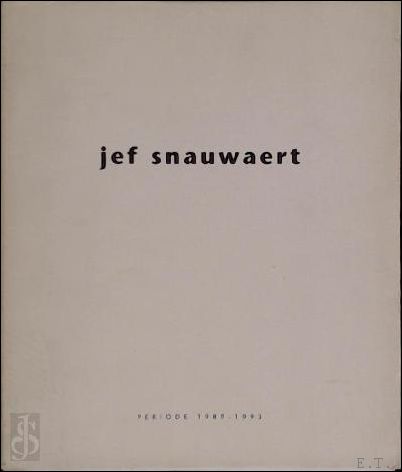 Jef Snauwaert periode 1989 - 1993