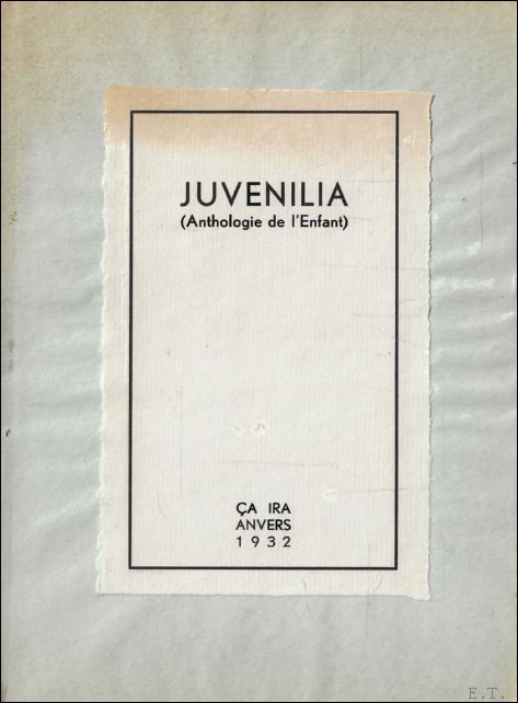 Juvenilia, anthologie de l'enfant