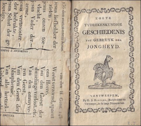 Korte tydrekenkundige geschiedenis tot gebruyk der jongheyd