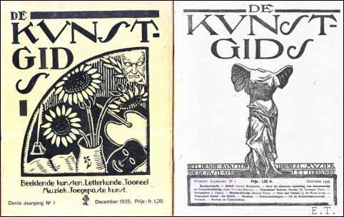 Kunstgids. Tijdschrift. Tweede jaargang nr. 1, 2, 6, 7, 8, …