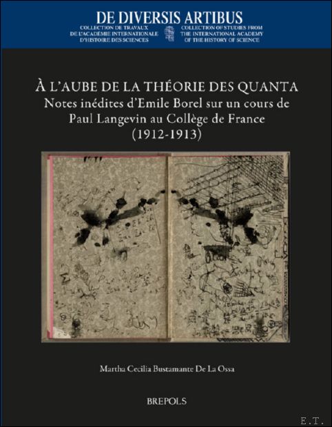 l'aube de la th orie des quanta. Notes in dites …