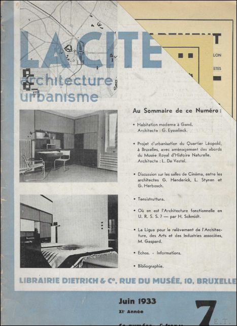La Cit : Architecture, Urbanisme. Numero 7, juin 1933