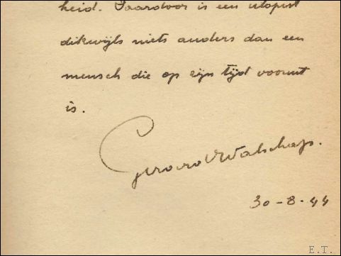 mensch van goeden wil.
