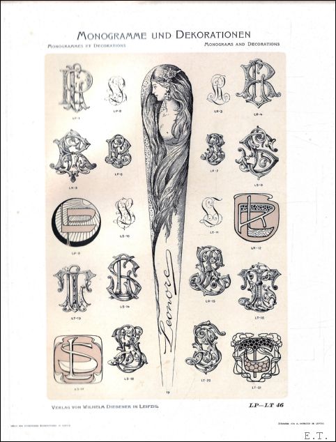 Monogrammes et decorations a l'usage des graveurs de montres et …