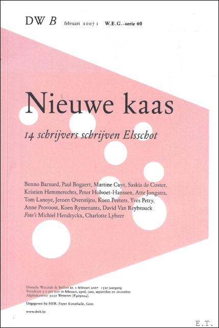 Nieuwe kaas : 14 schrijvers schrijven Elsschot