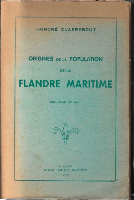 Origines de la population de la Flandre maritime
