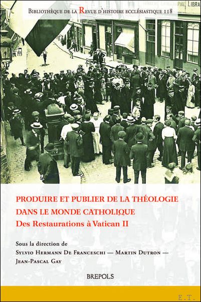 Produire et publier de la th ologie dans le monde …